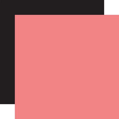Echo Park Hello Valentine Cardstock  - Dark Pink/Black